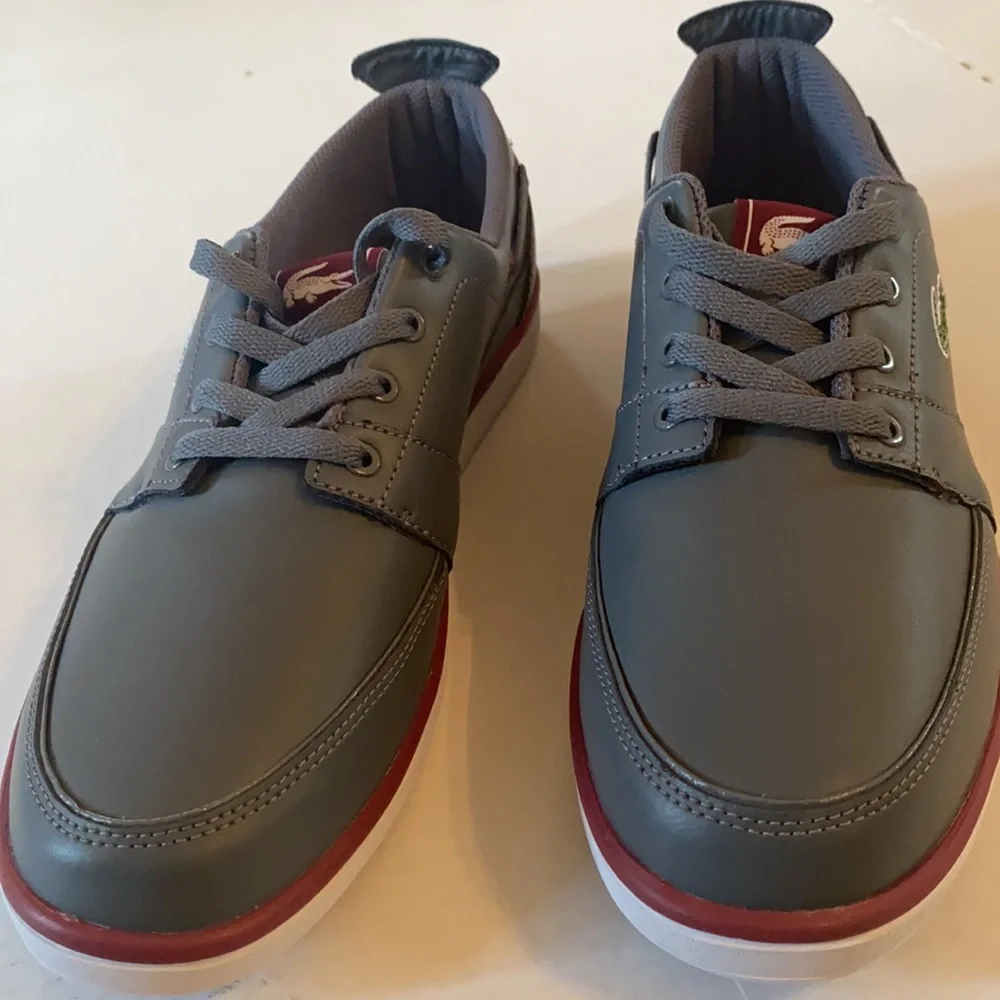 Grey Lacoste Shoes